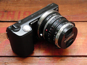 Sony Nex-5 Voigtlander Nokton 40mm f1.4 Classic - TourSpecGolf 