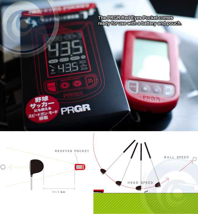 Introducing PRGR's Red Eyes Pocket Speed Monitor - TourSpecGolf