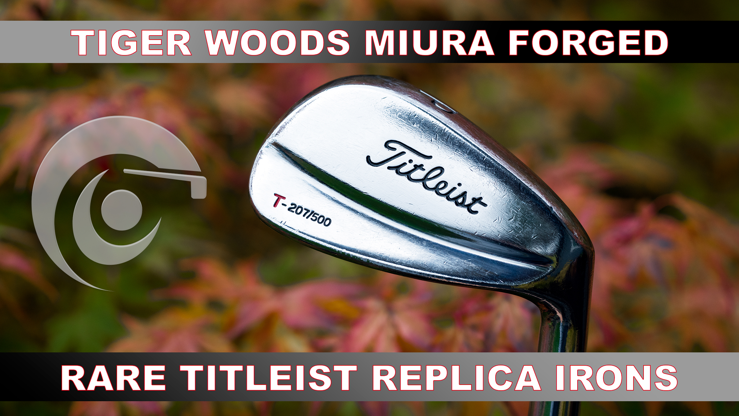 1998 Tiger Woods Replica Irons Made by Miura for Titleist 