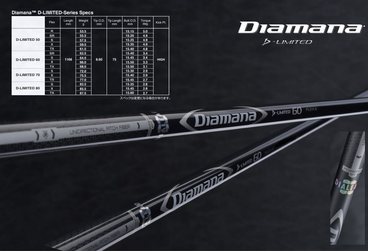 Mitsubishi Diamana D-Limited Series Shaft - TourSpecGolf Golf Blog
